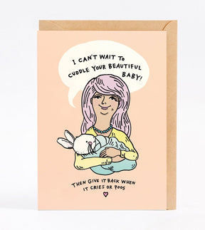 I Can't Wait to Cuddle - Wally Paper Co