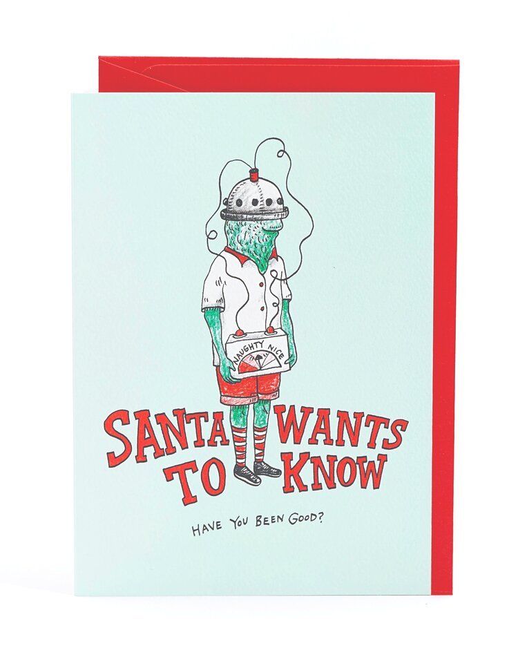 Santa Wants To Know - Wally Paper Co