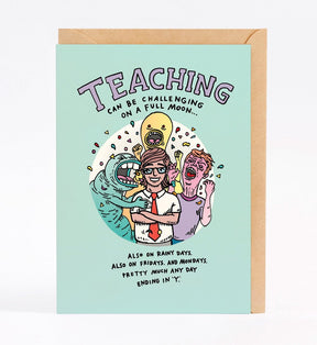 Teaching Can Be Challenging On a Full Moon - Wally Paper Co