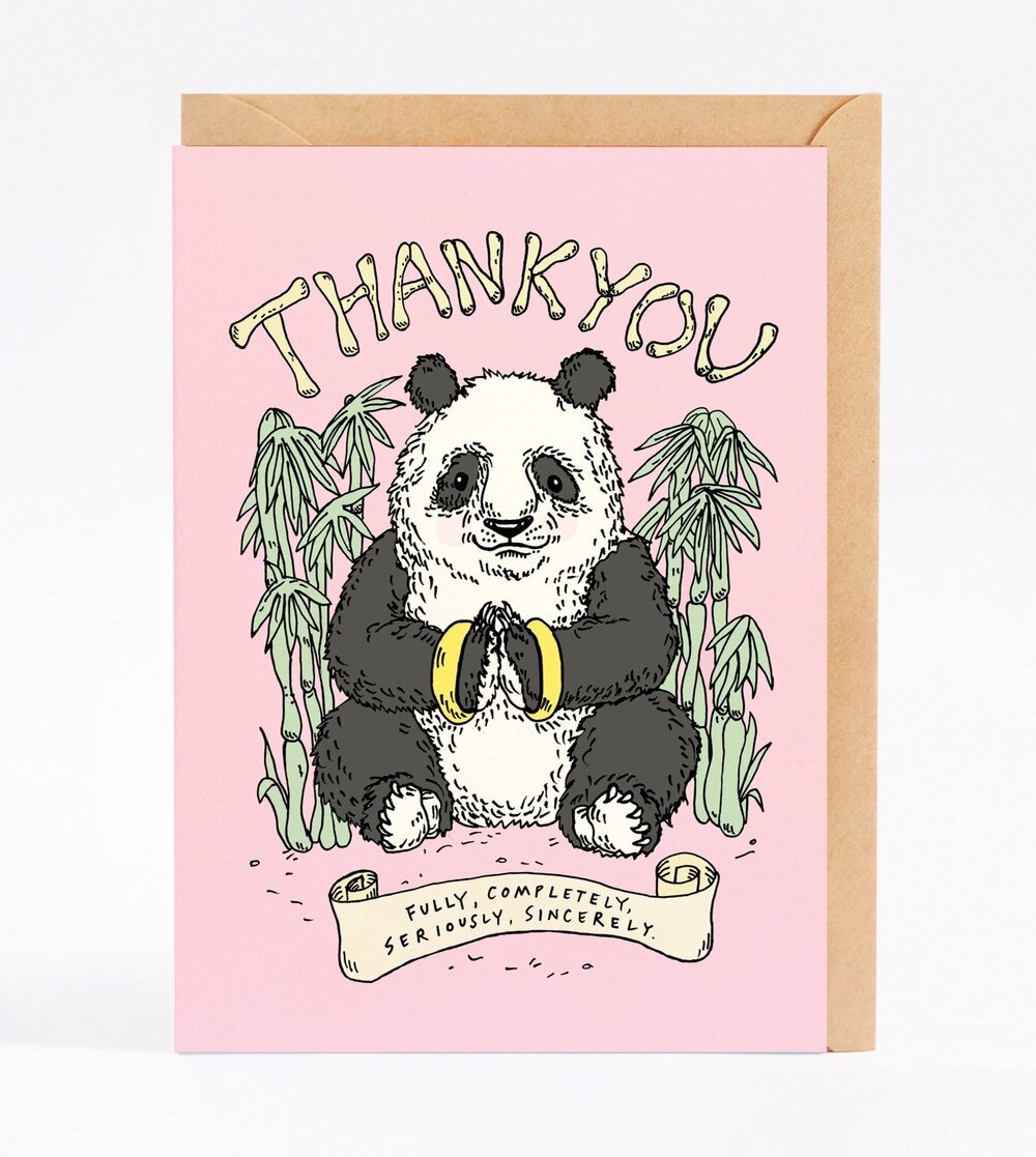 Thank You Fully Completely Card | Aussie Made
