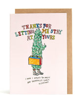 Wally Paper CoThanks for Letting Me Stay - Wally Paper Co #same day gift delivery melbourne#