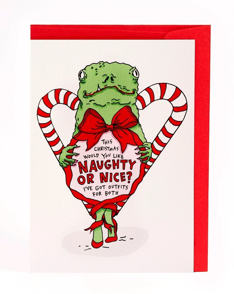 This Christmas Would You Like Naughty Or Nice - Wally Paper Co
