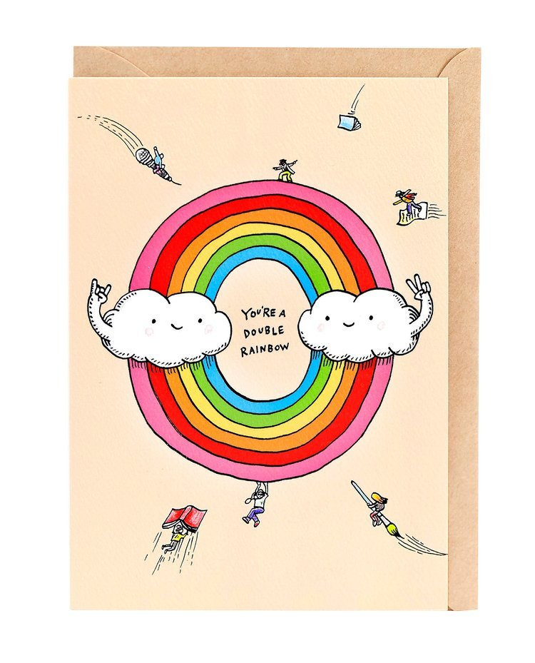 Wally Paper CoYou’re A Double Rainbow - Wally Paper Co #same day gift delivery melbourne#