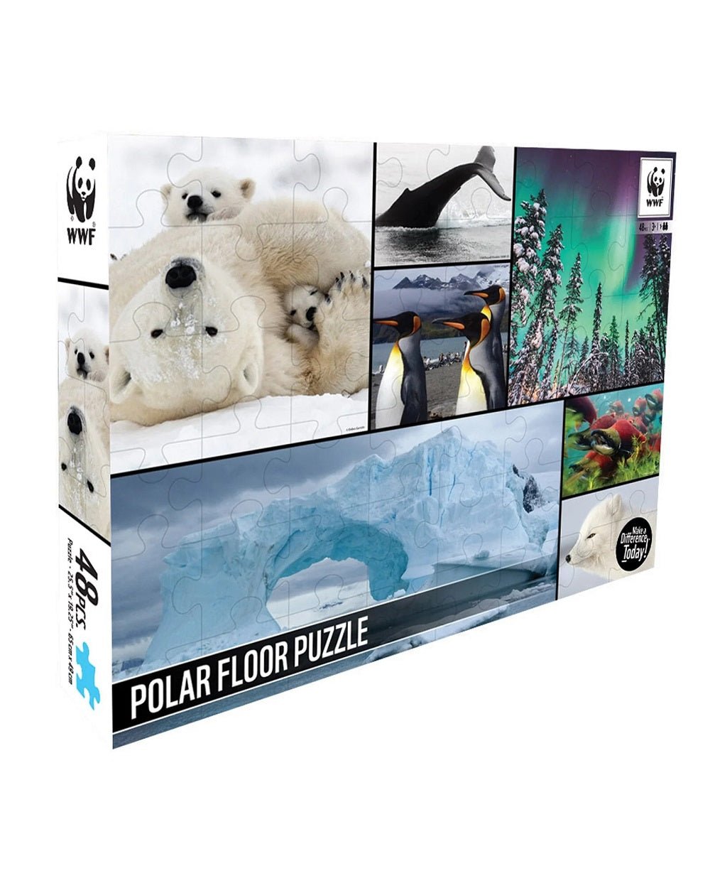 WWFWWF 48 Piece Floor Puzzle - Polar #same day gift delivery melbourne#